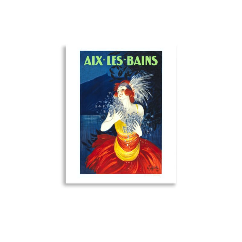 Vintage French Travel Poster Print, Aix-Les-Bains