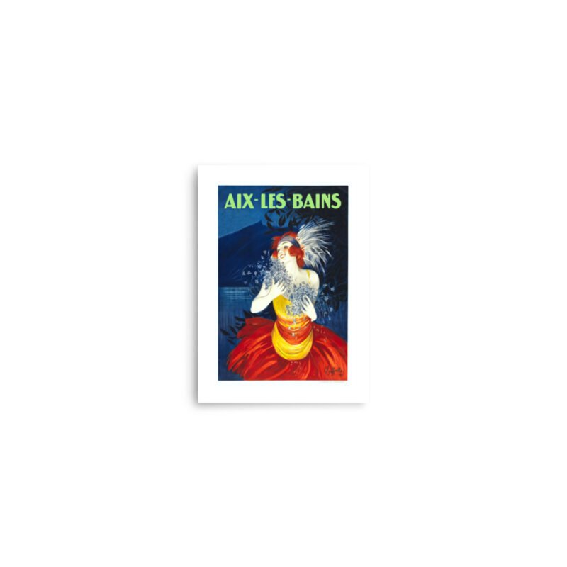 Vintage French Travel Poster Print, Aix-Les-Bains