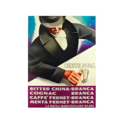 Vintage Fernet-Branca advertising poster