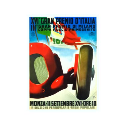 Vintage Monza Poster, Italian Grand Prix