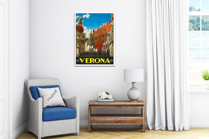 Vintage Verona Poster Art Deco ENIT