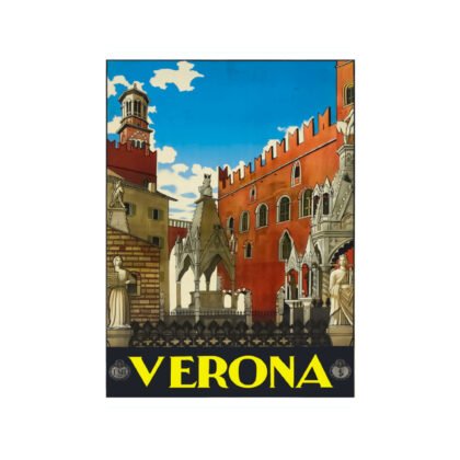 Vintage Verona Poster Art Deco ENIT