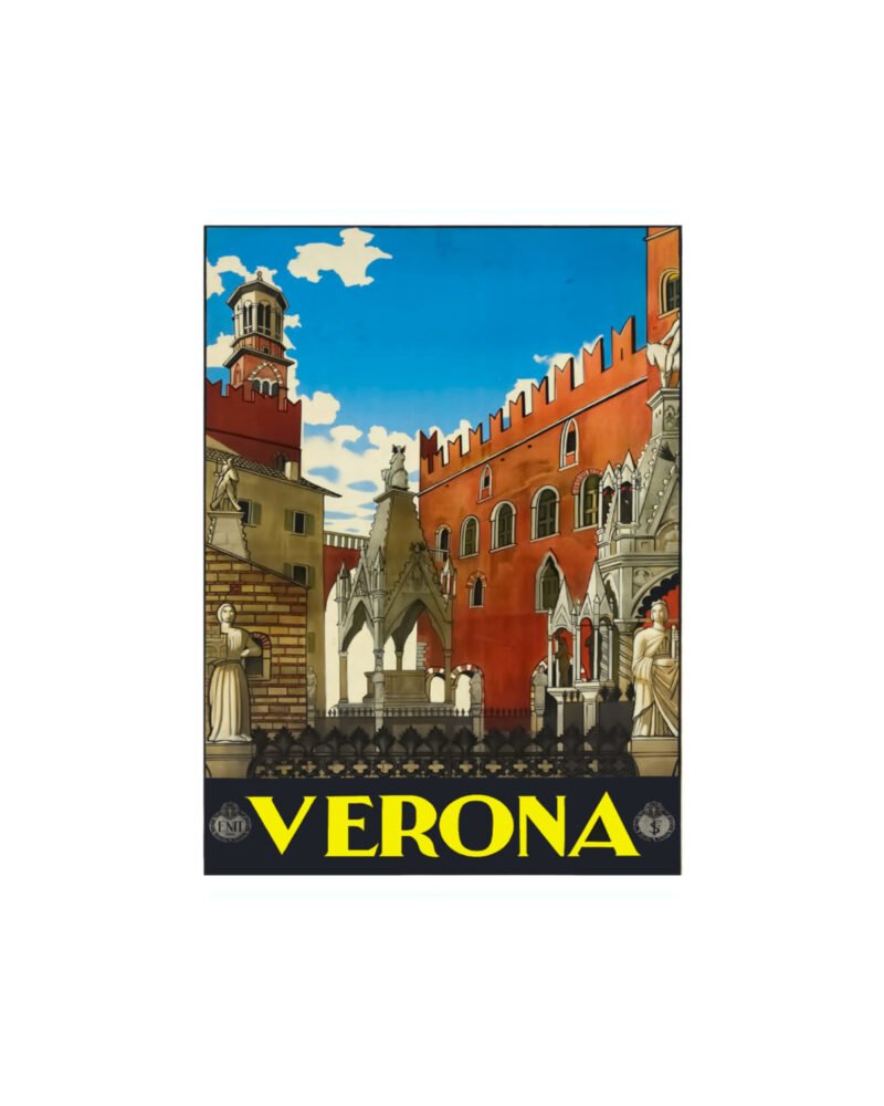 Vintage Verona Poster Art Deco ENIT