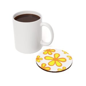 Happy Yellow Flower Coasters