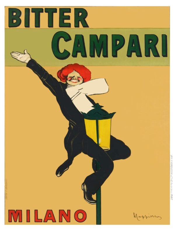 Bitter Campari Poster, Food And Drink Print, Bar Restaurant Print Kitchen Wall Art