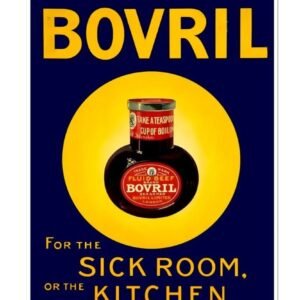 Bovril Vintage Food Advert Poster Print, Historic British Food & Drink Ad, Retro Kitchen Gift